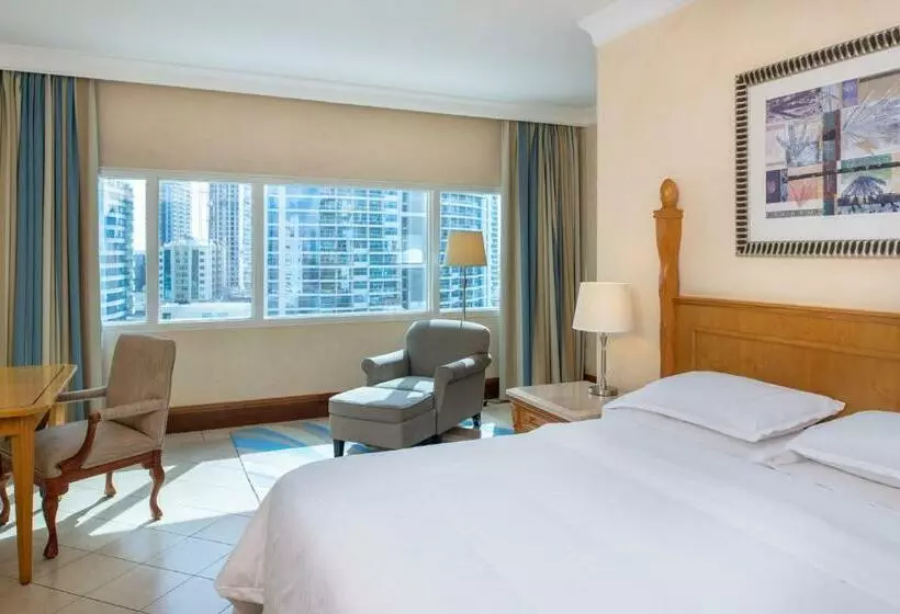 اتاق دلوکس با تخت کینگ و چشمانداز, Sheraton Jumeirah Beach Resort