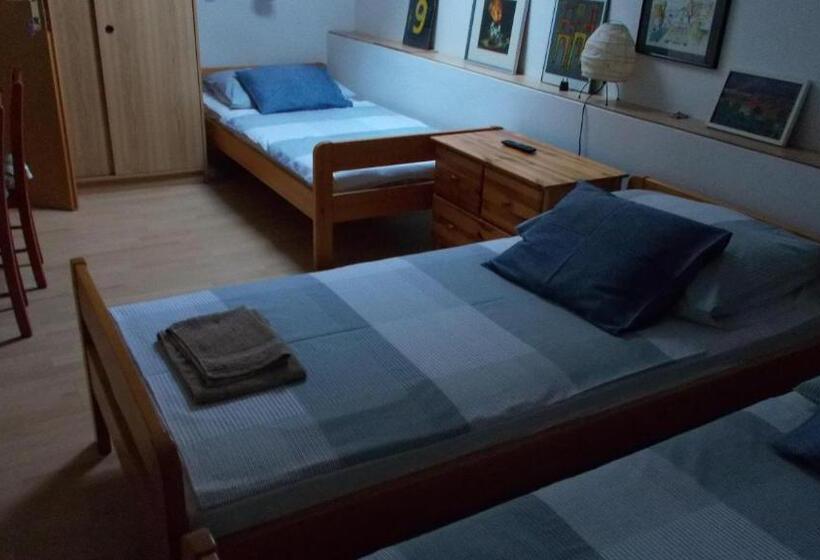 스탠다드 트리픔 룸 공동욕실, Guest House Accommodation Rupine