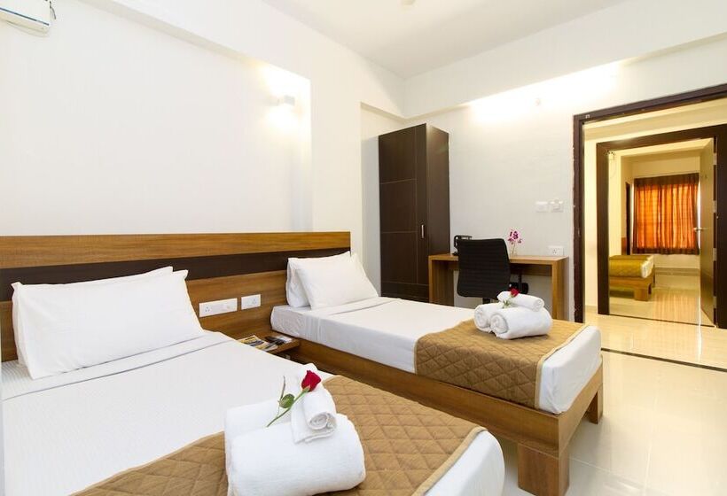 Quarto Deluxe, Sanctum Suites Whitefield Bangalore