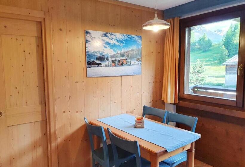 آپارتمان 1 خوابه با بالکن, Residence Bait Da Mott