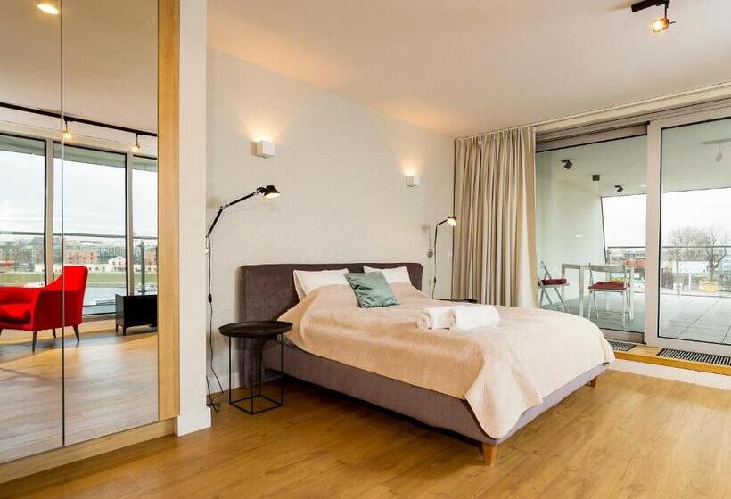 חדר פנטהאוז, Cracow Riverside Apart