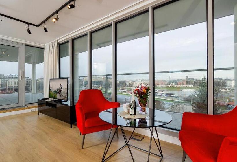 חדר פנטהאוז, Cracow Riverside Apart