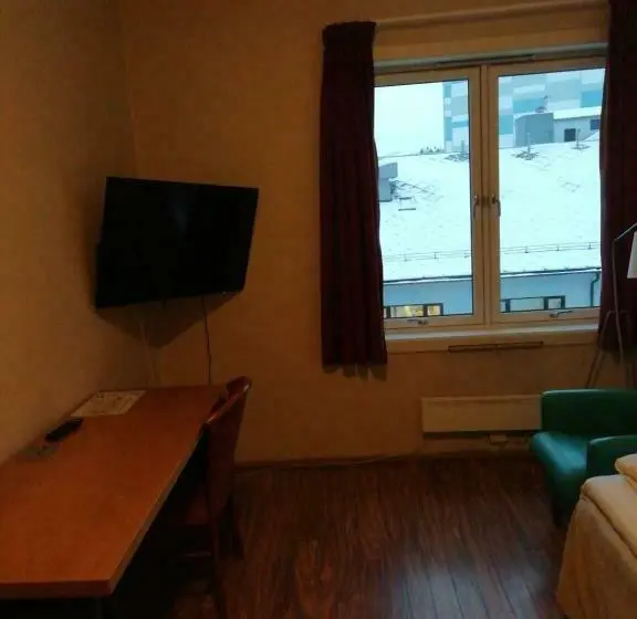エコノミーシングルルーム, Kirkenes Hotell
