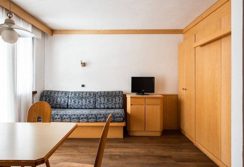 带1个卧室的公寓, Residence Contrin