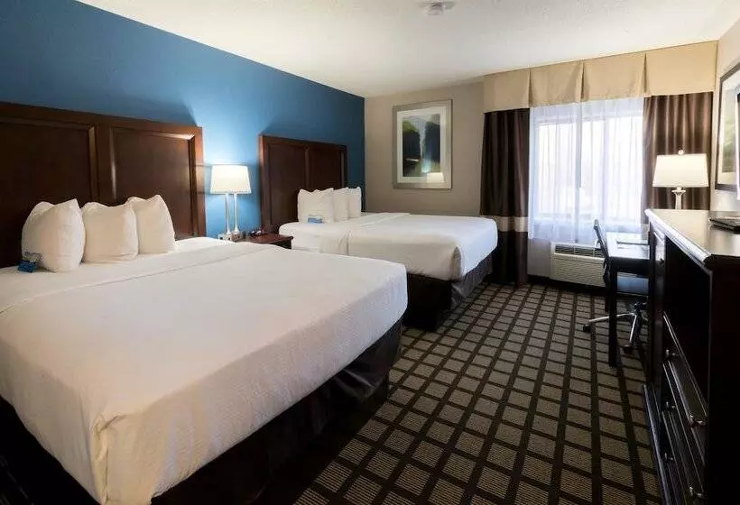 اتاق استاندارد با 2 تخت دوبل, Baymont By Wyndham Detroit Airport/romulus