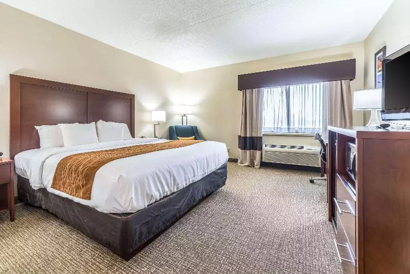 キングサイズベッドのスタンダードルーム, Comfort Inn Festusst. Louis South