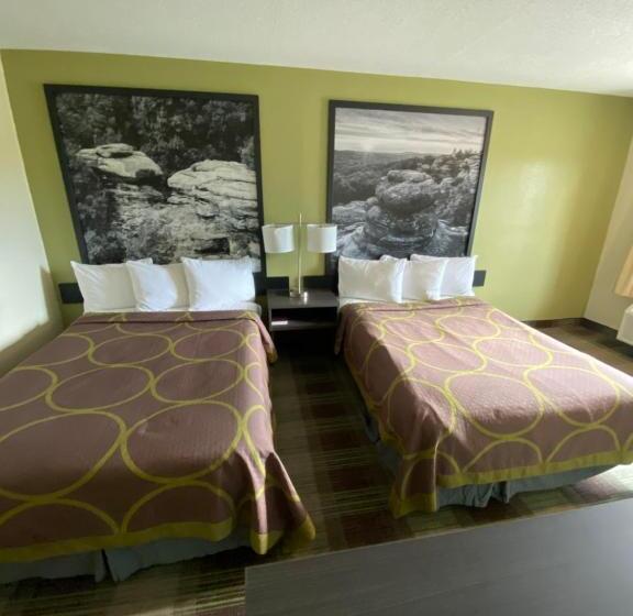 חדר סטנדרט שתי מיטות זוגיות, Super 8 By Wyndham Metropolis