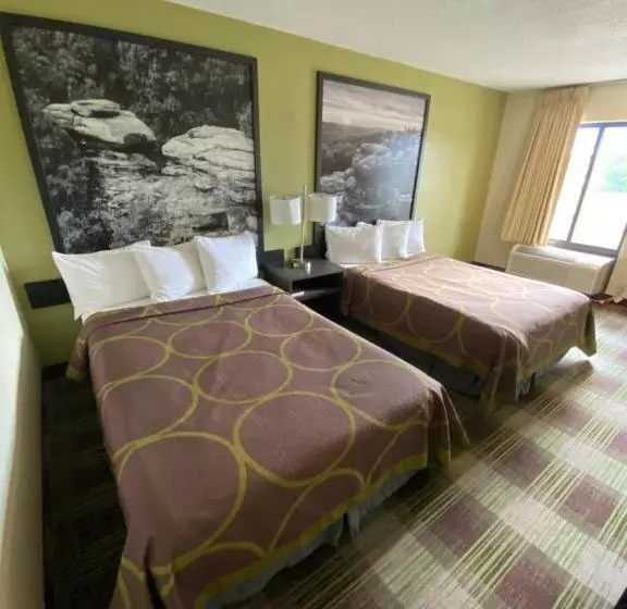 Standard-huone 2 Parivuodetta, Super 8 By Wyndham Metropolis