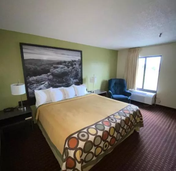 Standard-huone King-vuode, Super 8 By Wyndham Metropolis