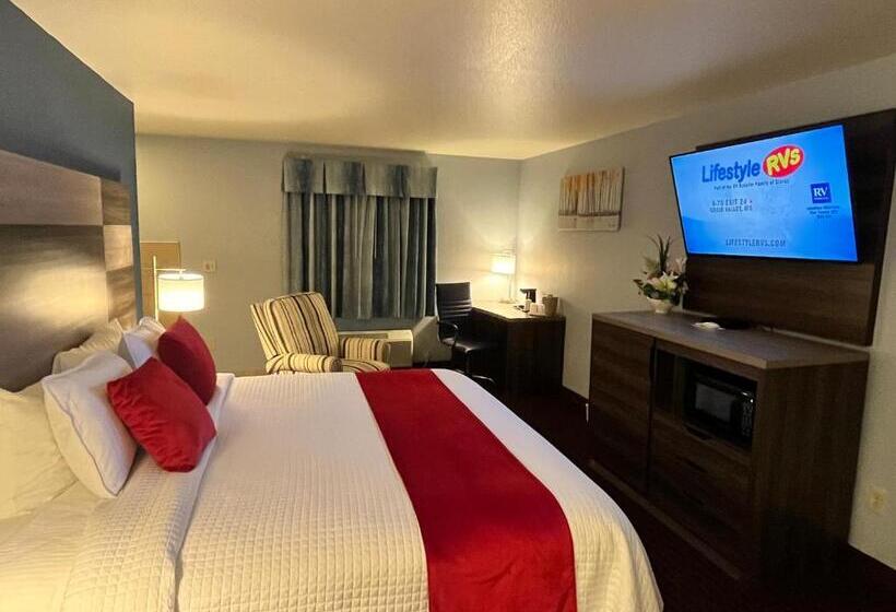 디럭스 룸 킹사이즈 침대, Garnett Hotel & Rv Park