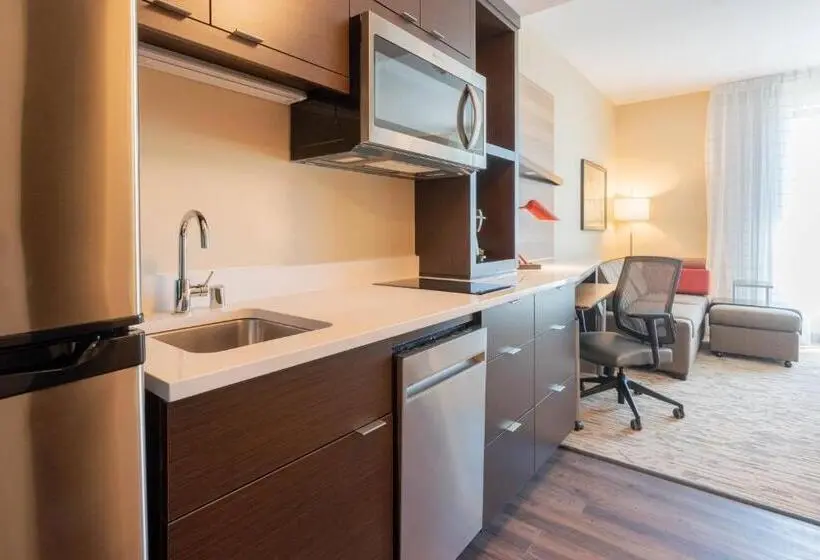 キングサイドベッドのスタンダードワンルーム, Towneplace Suites By Marriott Thousand Oaks Agoura Hills