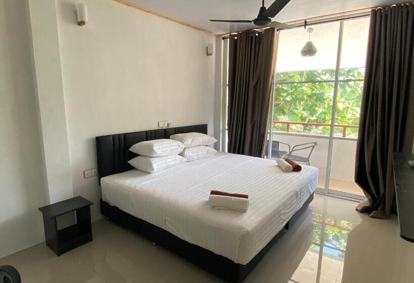 اتاق لوکس با بالکن, Thoddoo White Sand Inn