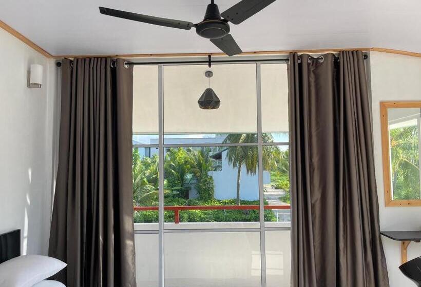 اتاق استاندارد با تخت بزرگ, Thoddoo White Sand Inn