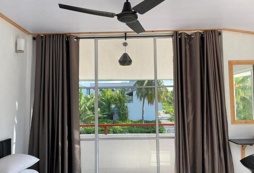 اتاق استاندارد با تخت بزرگ, Thoddoo White Sand Inn