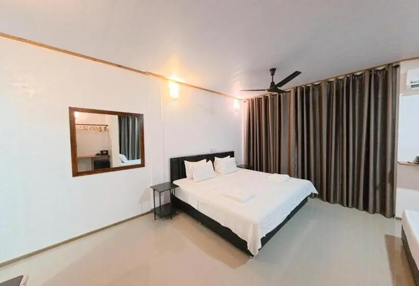 اتاق استاندارد با تخت بزرگ, Thoddoo White Sand Inn