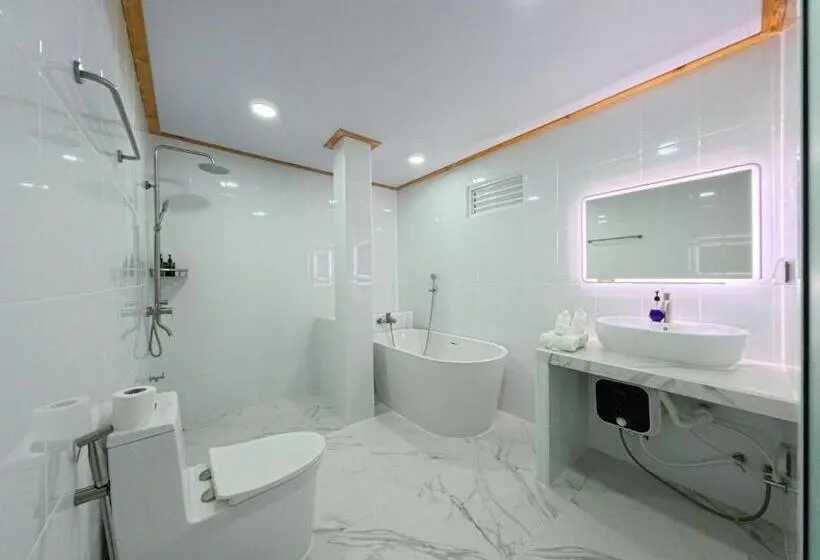 اتاق استاندارد با تخت بزرگ, Thoddoo White Sand Inn