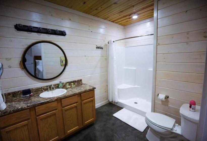 디럭스 스위트 킹 침대, Knotty Squirrel Cabins