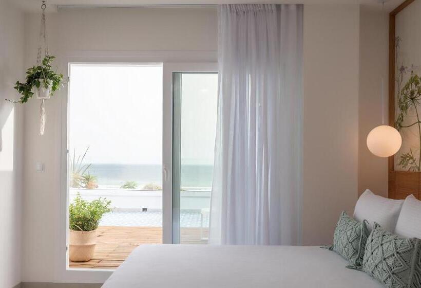 اتاق استاندارد با چشمانداز دریا, Alzocaire Hostal Boutique