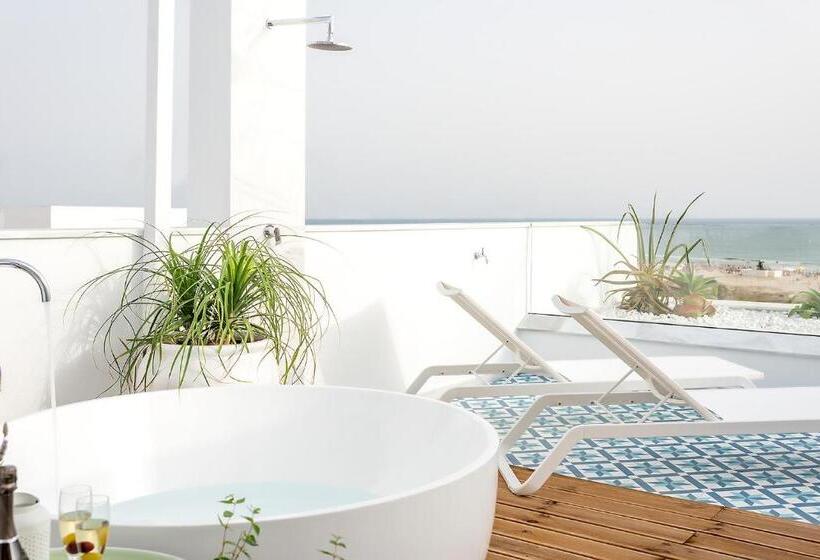 اتاق استاندارد با چشمانداز دریا, Alzocaire Hostal Boutique