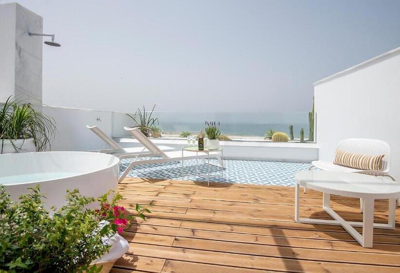 اتاق استاندارد با چشمانداز دریا, Alzocaire Hostal Boutique