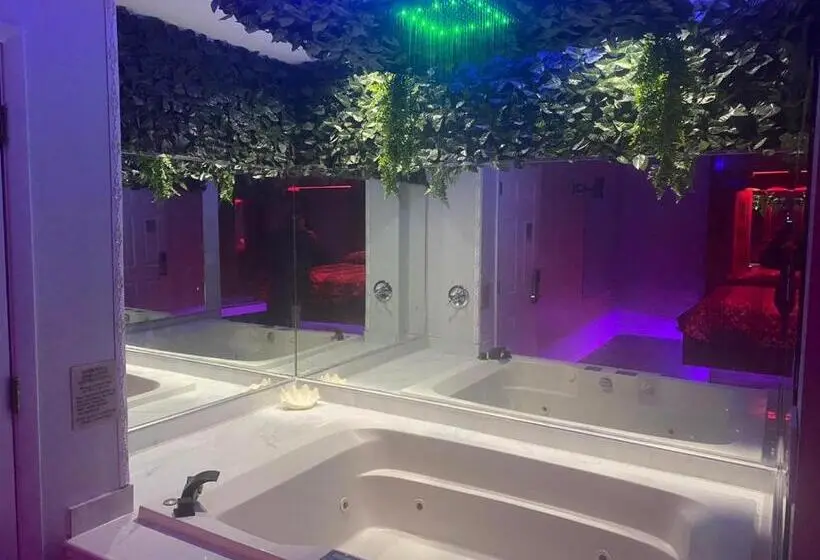 ハイドロマッサージバス付きスイート, Des Plaines Motel