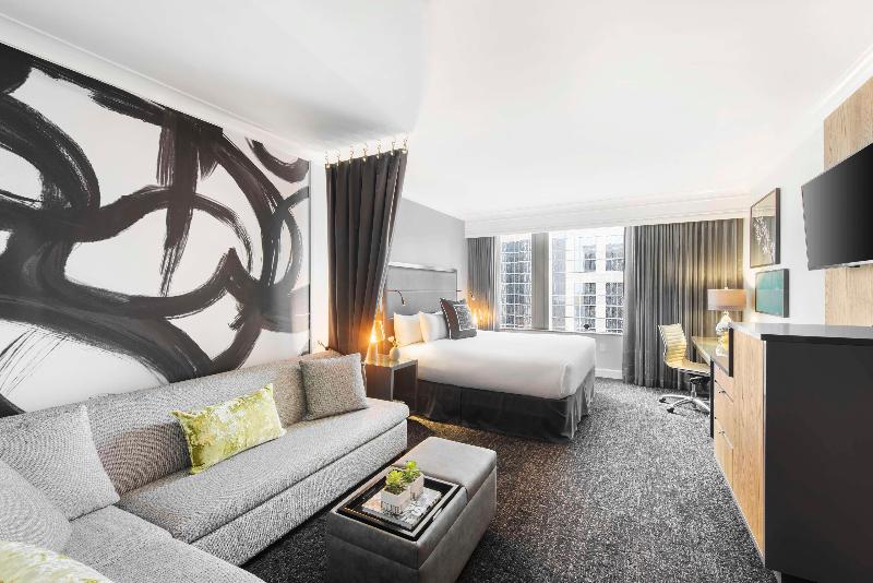 身障者適用キングサイズベッドルーム, Hilton Motif Seattle
