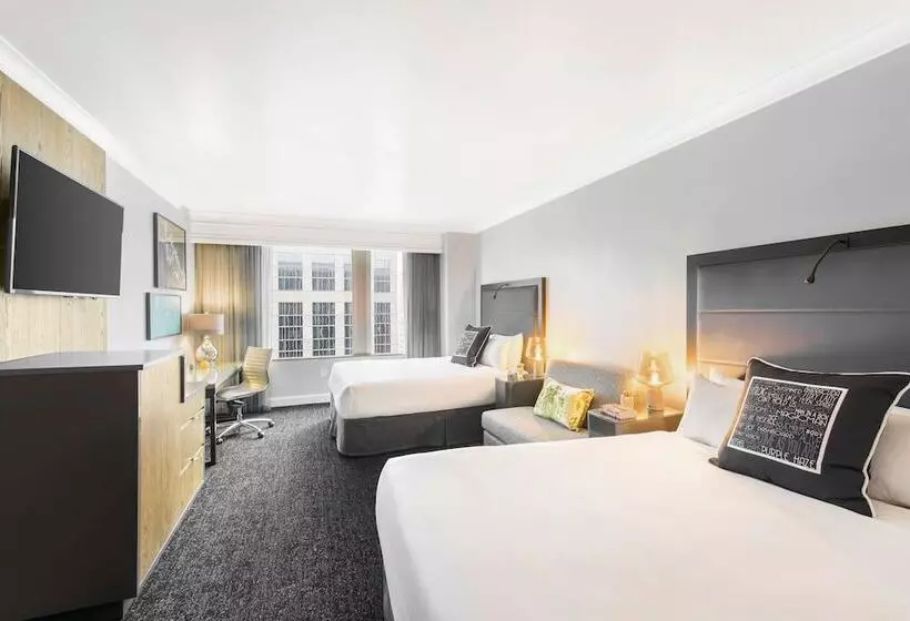 ２ダブルベッドのスタンダードルーム, Hilton Motif Seattle