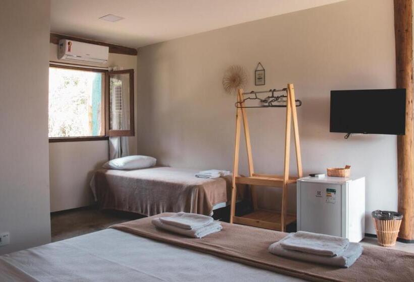 חדר סטנדרט לשלושה, Chalés Das Margaridas