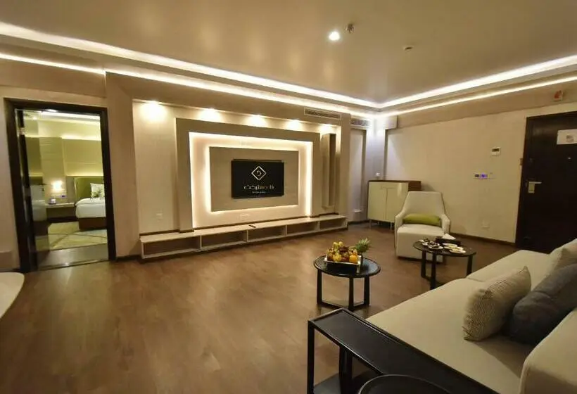 سوئیت اجرایی با چشم‌انداز باغ, The District Hotel Najran