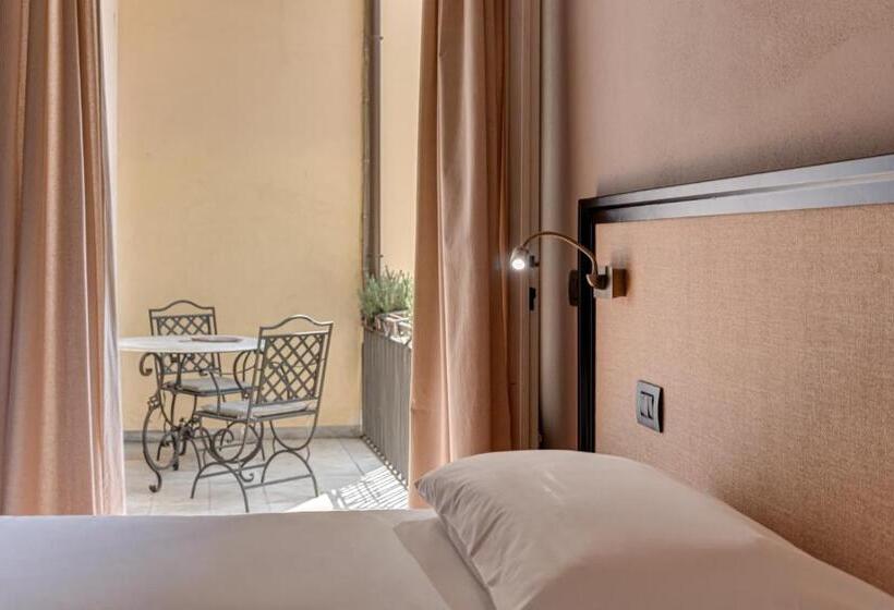 غرفة قياسية مزوَّدة بتراس, B&b L' Orangerie