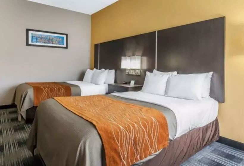 ２ダブルベッドのスタンダードルーム, Comfort Inn Cleveland Airport