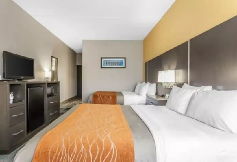 ２ダブルベッドのスタンダードルーム, Comfort Inn Cleveland Airport