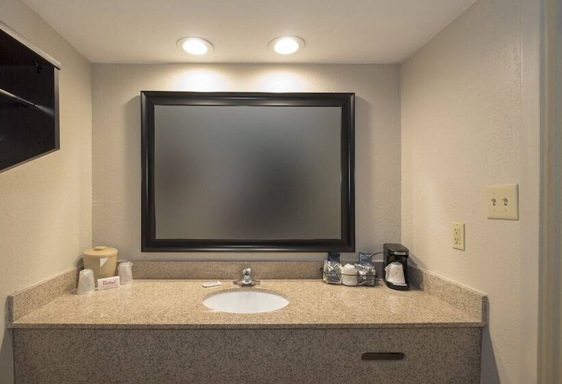 חדר סופריור מותאם לאדם עם מוגבלויות, Red Roof Inn Mobile North – Saraland