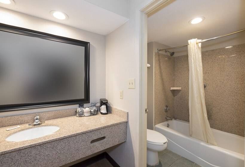 חדר סופריור מותאם לאדם עם מוגבלויות, Red Roof Inn Mobile North – Saraland