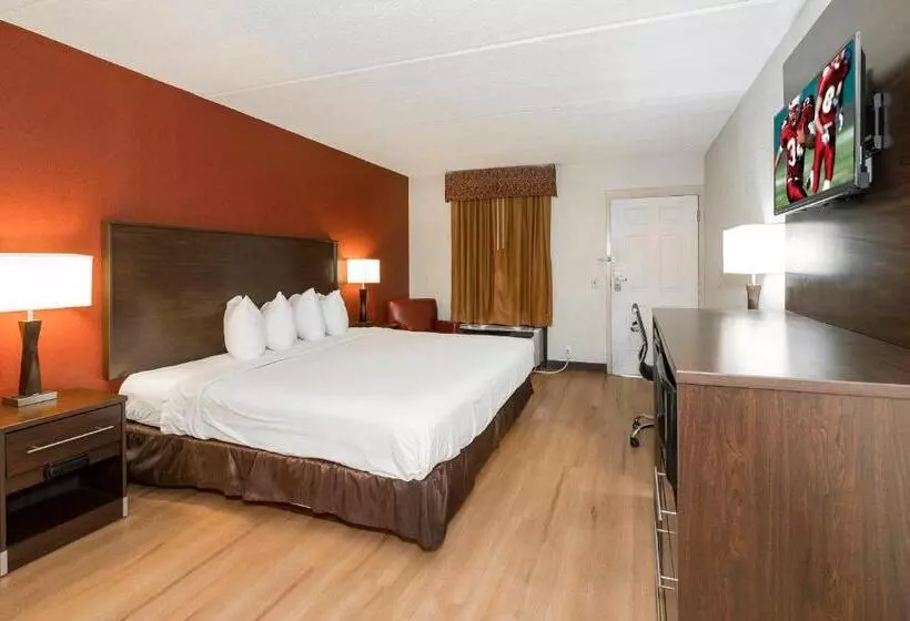 キングサイズベッドのデラックスルーム, Red Roof Inn Mobile North – Saraland