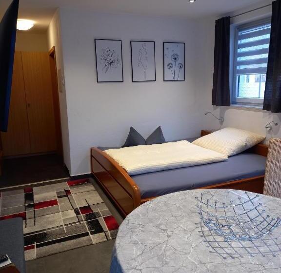 Апартаменты 1 Спальня с Балконом, Cafe Und Pension Ringer