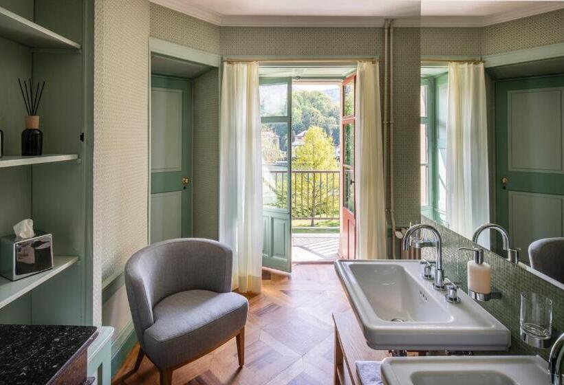 디럭스 룸 호수 전망, Schloss Schadau Swiss Historic