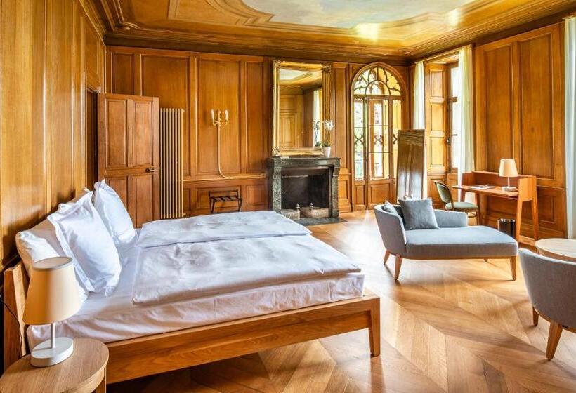 디럭스 룸 호수 전망, Schloss Schadau Swiss Historic