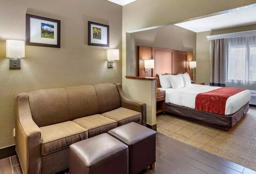 キングサイズベッドのスイートルーム, Comfort Suites Fort Collins Near University