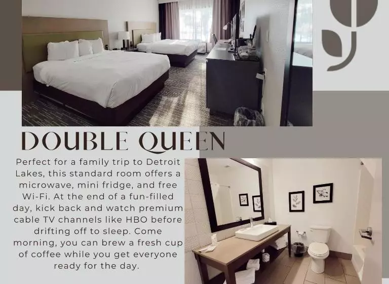 身障者適用スタンダードルーム, Country Inn & Suites By Radisson, Detroit Lakes, Mn