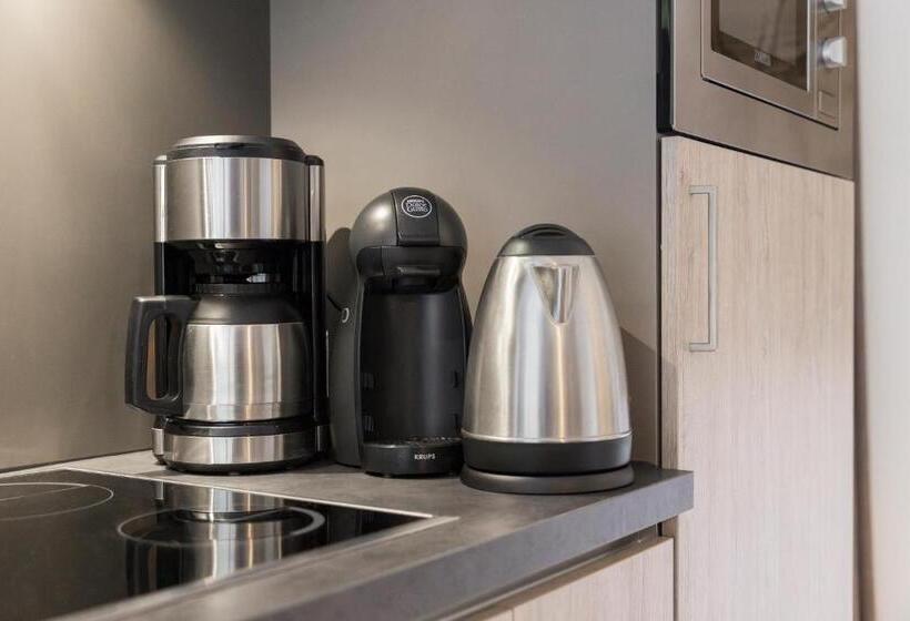 דירת חדר עם טרסה, Aparthotel Herzblick Gmbh