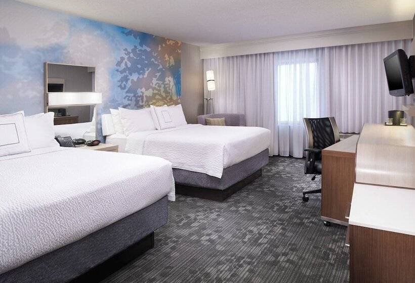 스탠다드 룸 더블 침대 2개, Courtyard Cleveland Independence