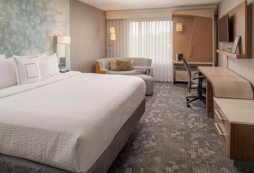 اتاق استاندارد با تخت بزرگ, Courtyard By Marriott Portland Airport