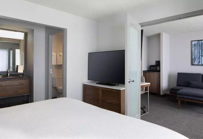 身障者適用キングサイズベッドルーム, Courtyard By Marriott Chicago Downtown/river North