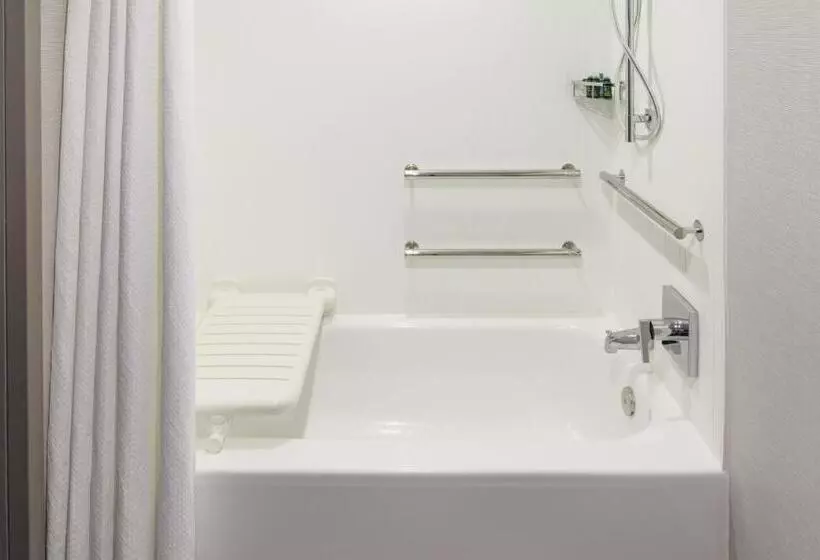 身障者適用キングサイズベッドルーム, Courtyard By Marriott Chicago Downtown/river North