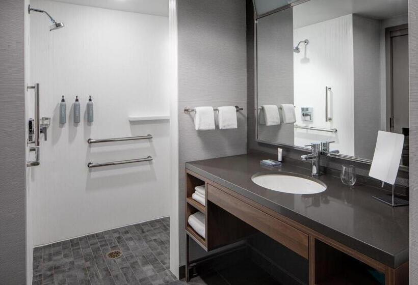 Quarto Standard Cama King para Deficientes, Courtyard By Marriott Chicago Downtown/river North