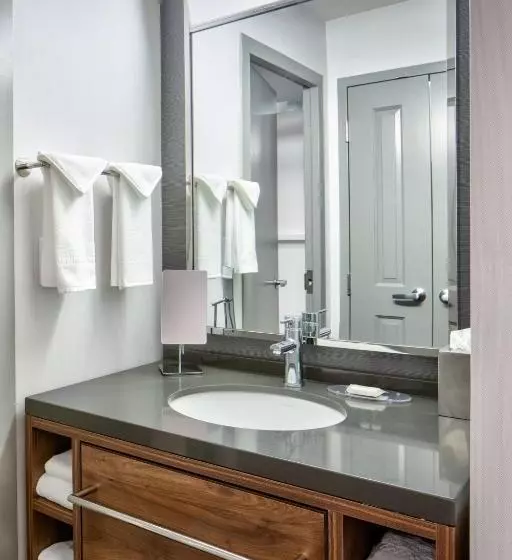身障者適用キングサイズベッドルーム, Courtyard By Marriott Chicago Downtown/river North