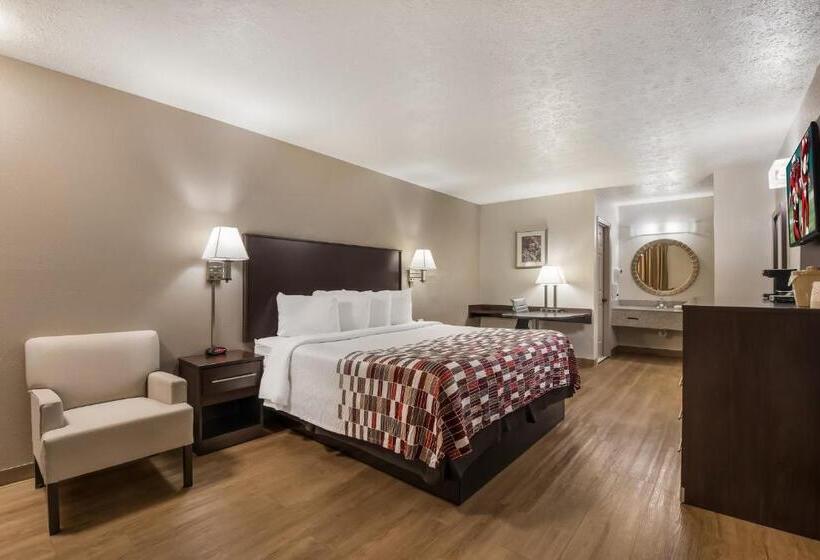 带大床的高级房间, Red Roof Inn Crossville