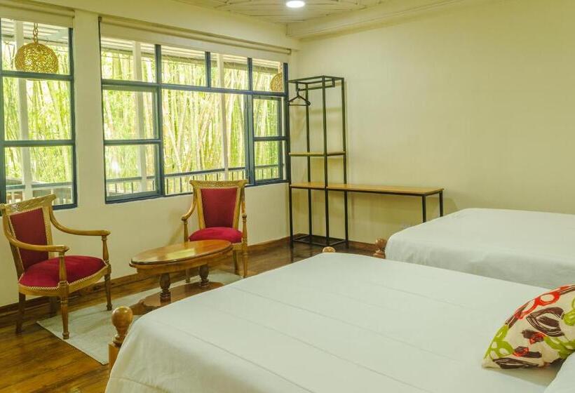 اتاق استاندارد با 2 تخت دوبل, El Edén Country Hotel Y Club Residencial