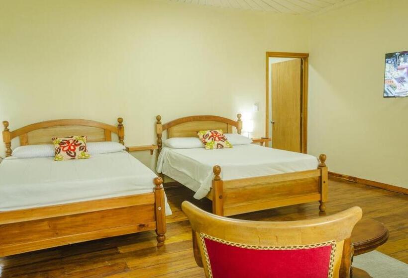 اتاق استاندارد با 2 تخت دوبل, El Edén Country Hotel Y Club Residencial